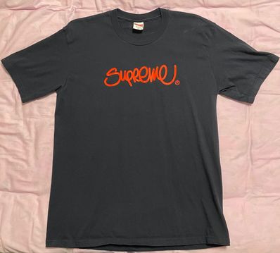 Supreme Handstyle Tee "Navy"