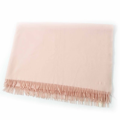 良品 エルメス ショール ベビーピンク レディース