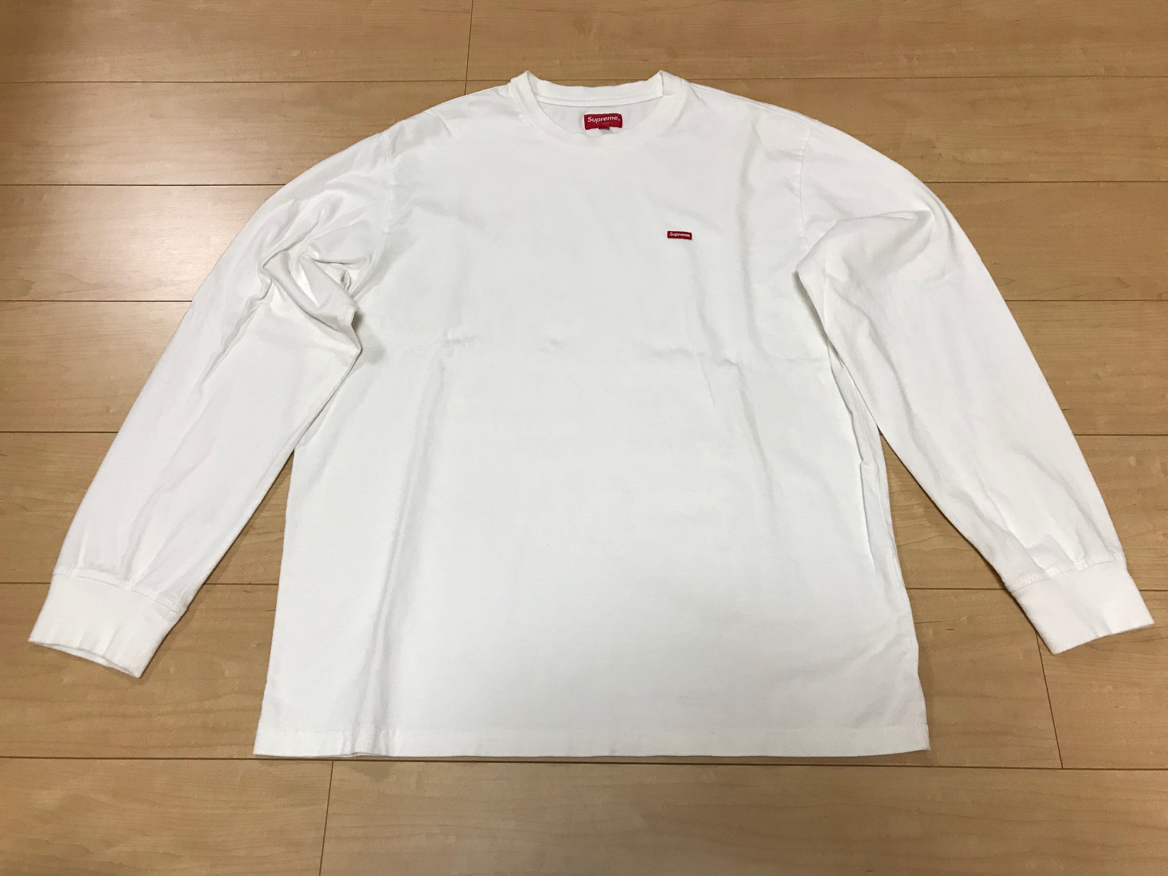 Supreme Small Box L/S Tee "White"(21SS)