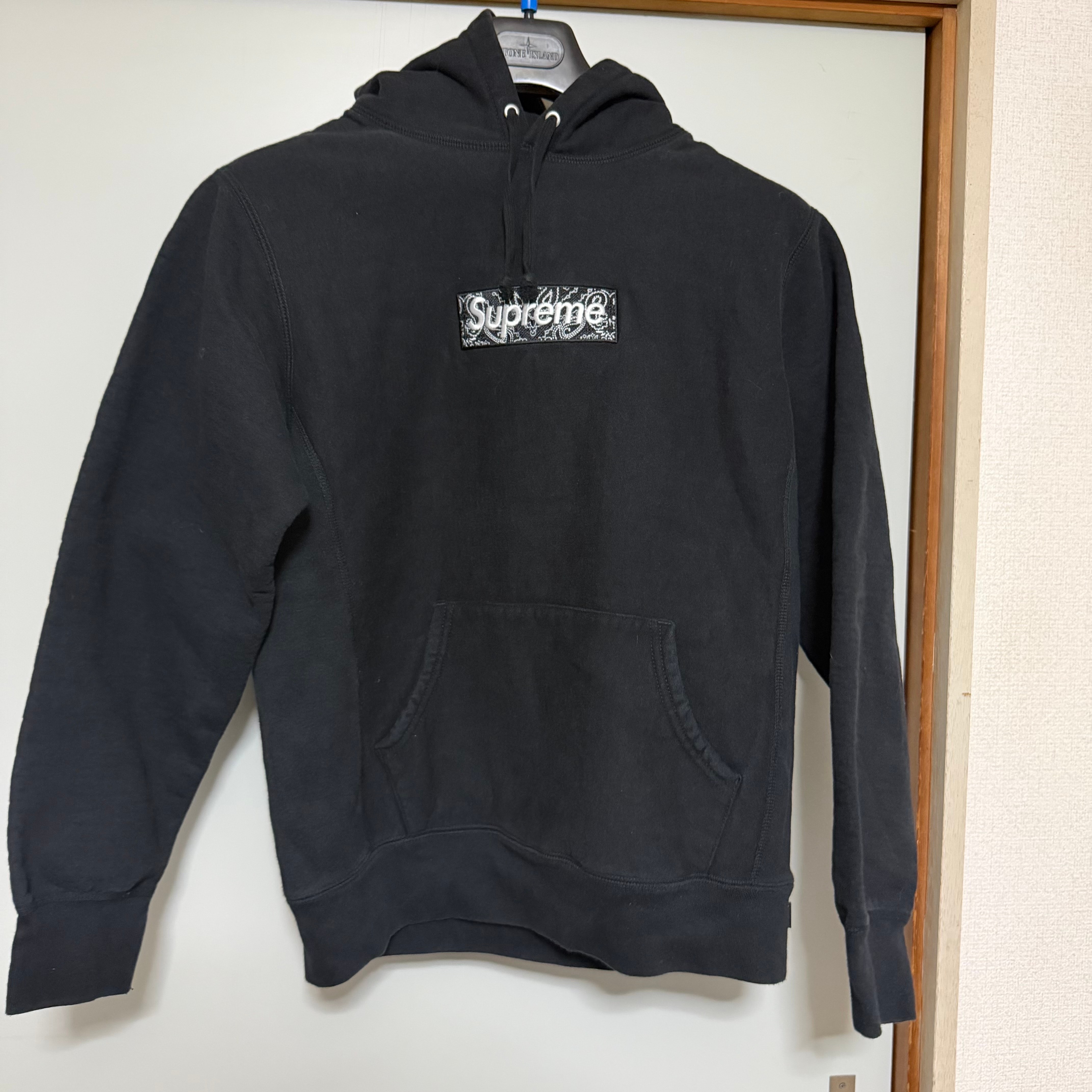 Supreme Bandana Box Logo Hooded Sweatshirt "Black"