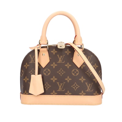 ルイヴィトン アルマBB モノグラム ショルダーバッグ モノグラムキャンバス M53152 ブラウン レディース LOUIS VUITTON 中古