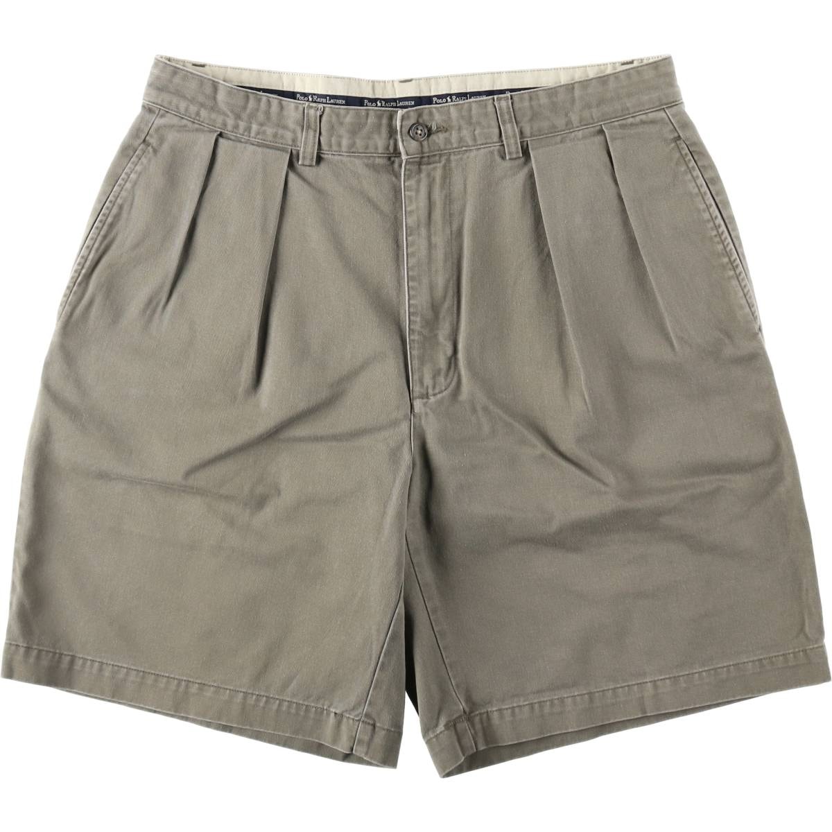古着 ラルフローレン Ralph Lauren POLO RALPH LAUREN TYLER SHORT ツータック チノショーツ ショートパンツ メンズw34相当/eaa656790