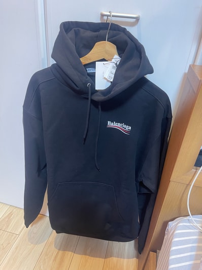 BALENCIAGA Political Campaign Hoodie "Black"