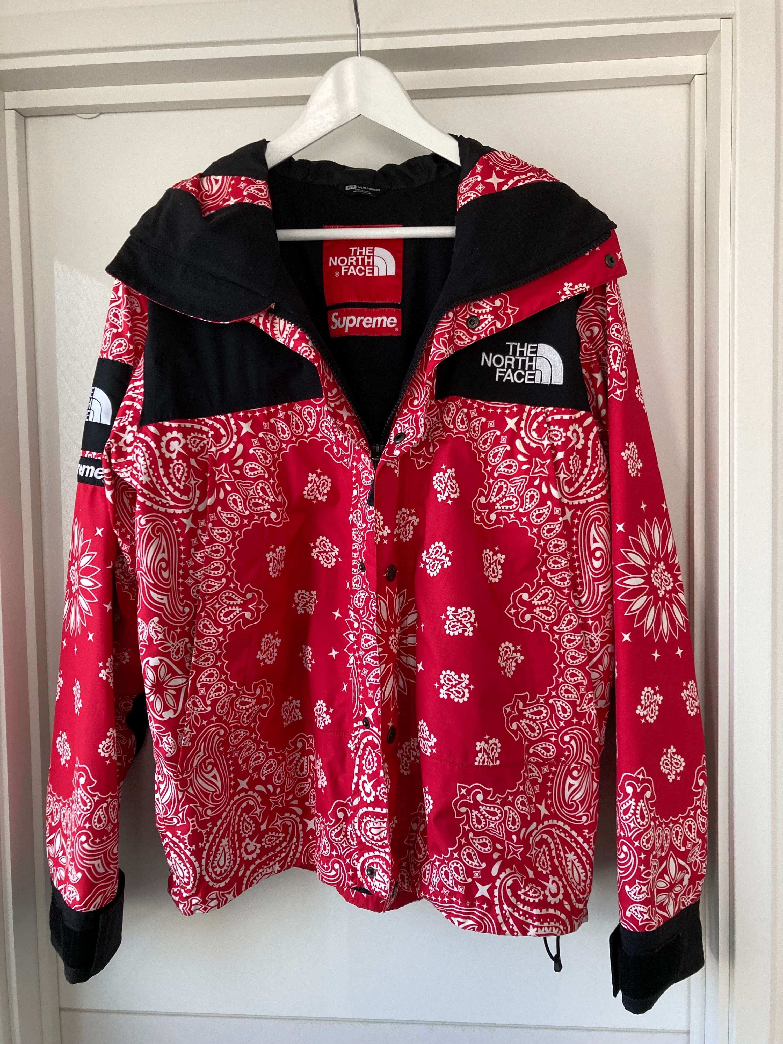 Supreme The North Face Bandana Mountain Parka "Red"