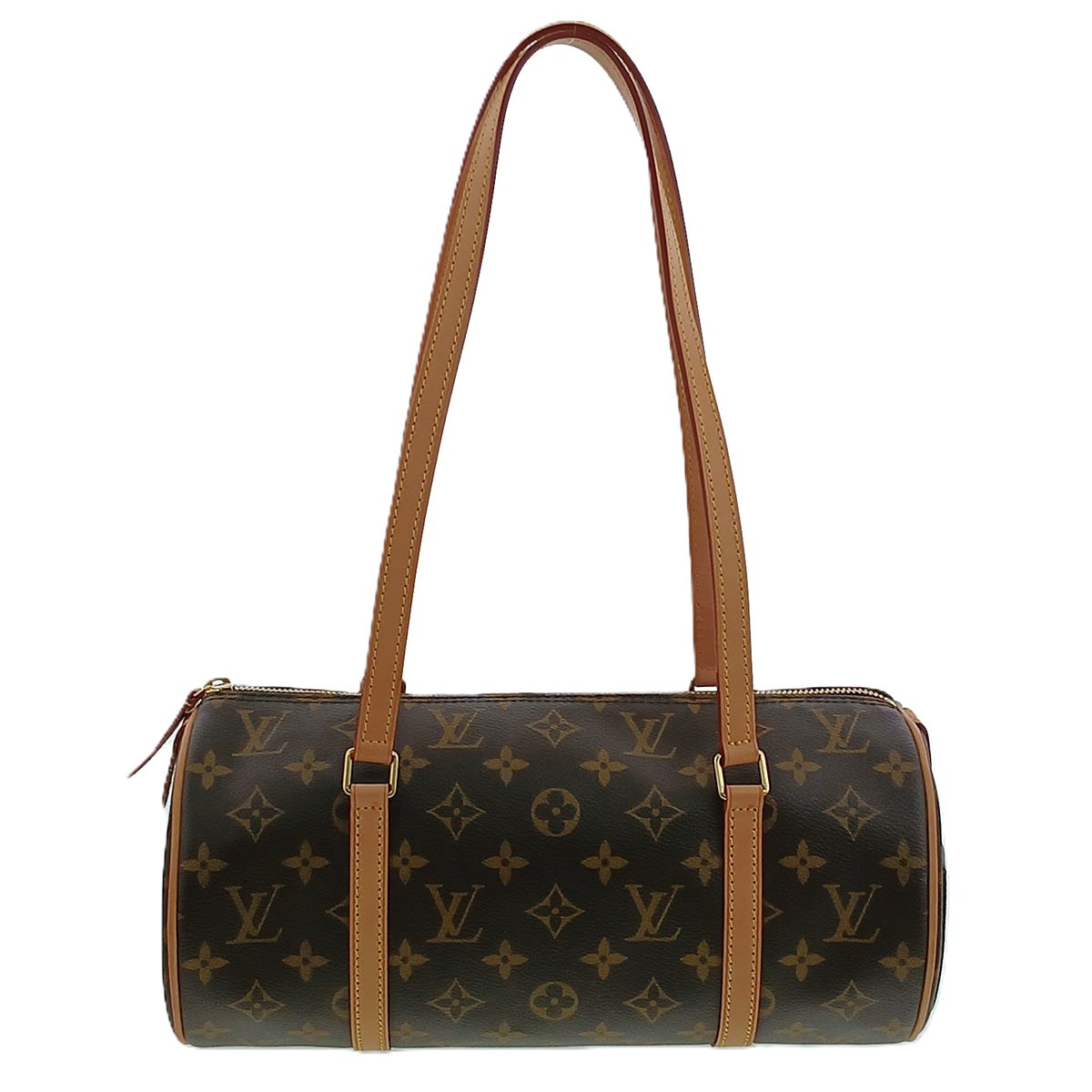 LOUIS VUITTON ルイ・ヴィトン パピヨン Monogram ハンドバッグ M40711 モノグラム ブラウン  レディース【中古】