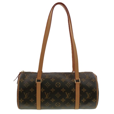LOUIS VUITTON ルイ・ヴィトン パピヨン Monogram ハンドバッグ M40711 モノグラム ブラウン レディース【中古】