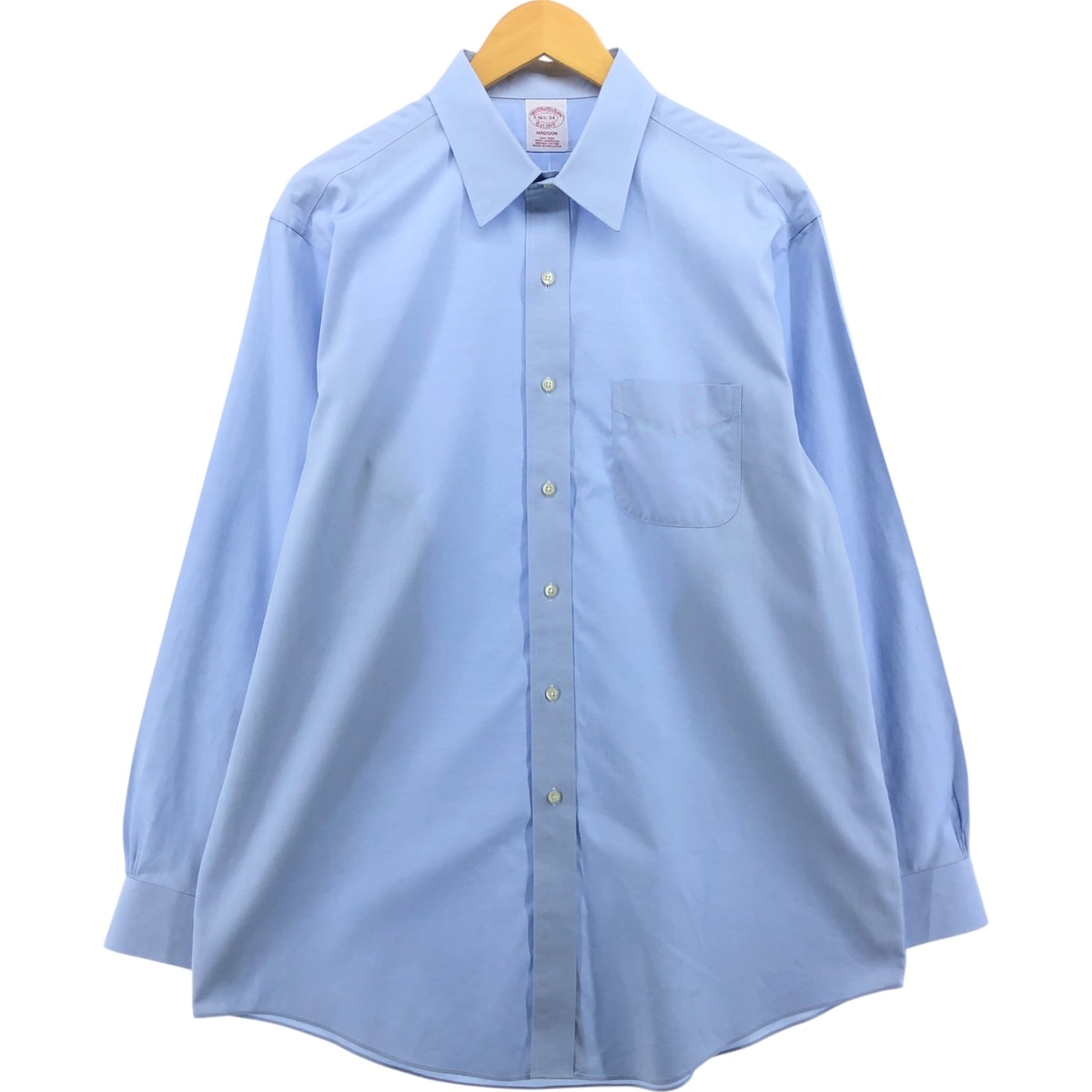 古着 ブルックスブラザーズ Brooks Brothers Est.1818 長袖 コットンシャツ メンズL相当/eaa558306