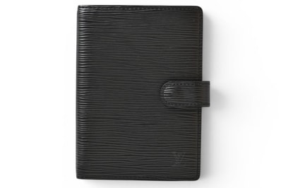 ルイヴィトン システム手帳カバー/アジェンダ LOUIS VUITTON アジェンダPM エピ ブラック R20052【中古】