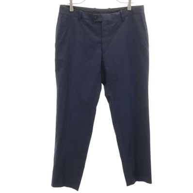 LANVIN LA COLLECTION ランバンコレクション 日本製 スラックスパンツ ネイビー