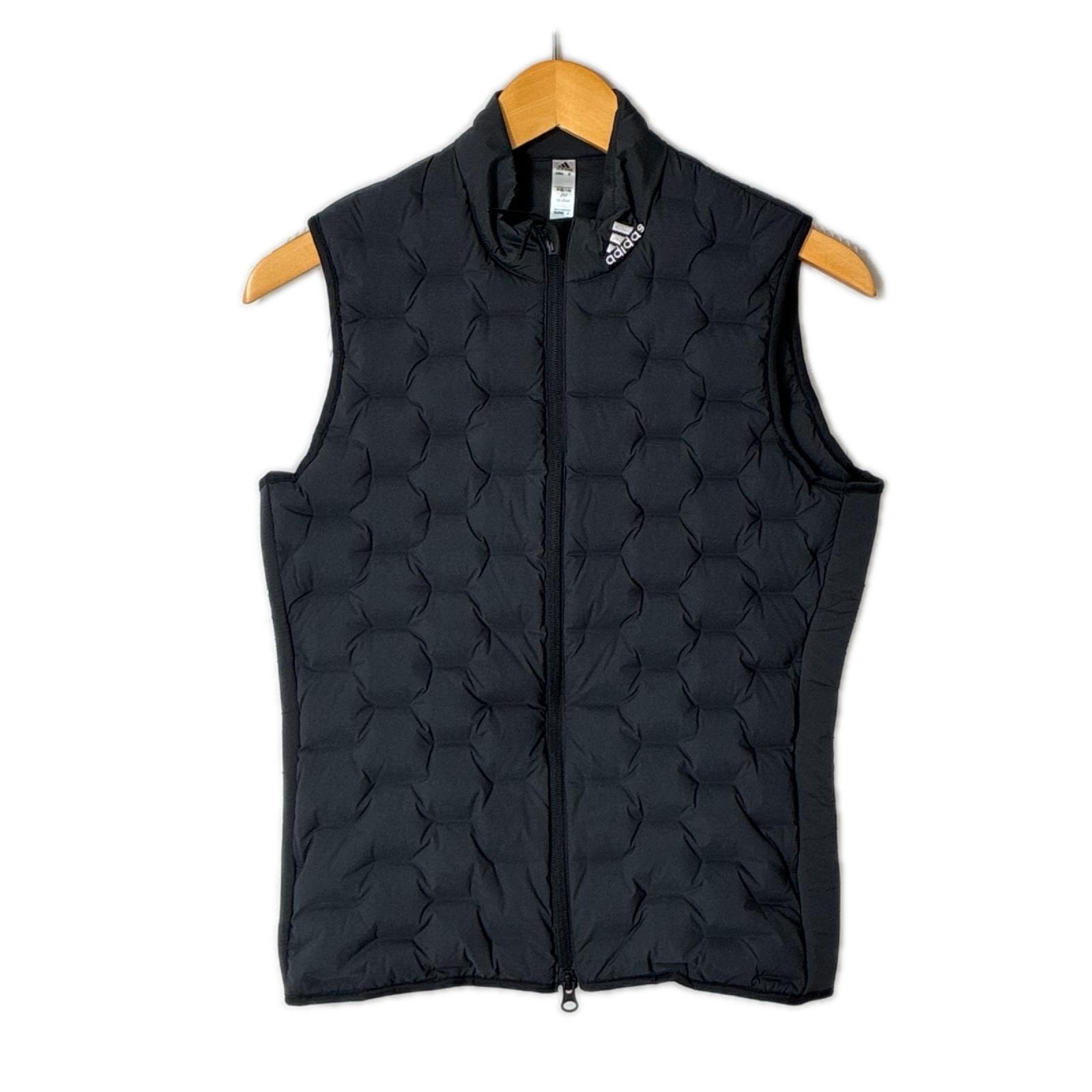 adidas アディダス ダウンベスト SIZE M GV1219 ブラック レディース