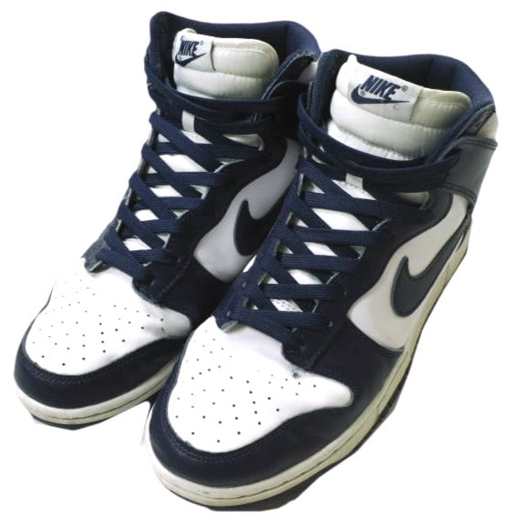 NIKE ナイキ DUNK HI RETRO ダンク ハイ レトロ DD1399-104 US10(28cm) WHITE/MIDNIGHT NAVY スニーカー シューズ g16965