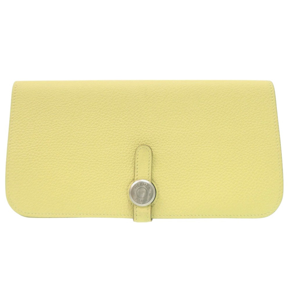 エルメス  ドゴンロング   トゴ  ジョーヌプッサン  T 長財