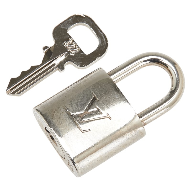 ルイ ヴィトン カデナ 南京錠 キー セット シルバー メタル レディース LOUIS VUITTON 【中古】
