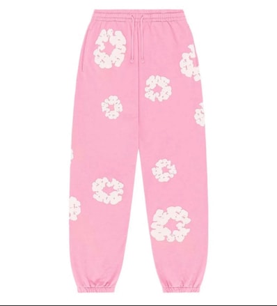 DENIM TEARS The Cotton Wreath Sweatpants "Powder Pink"