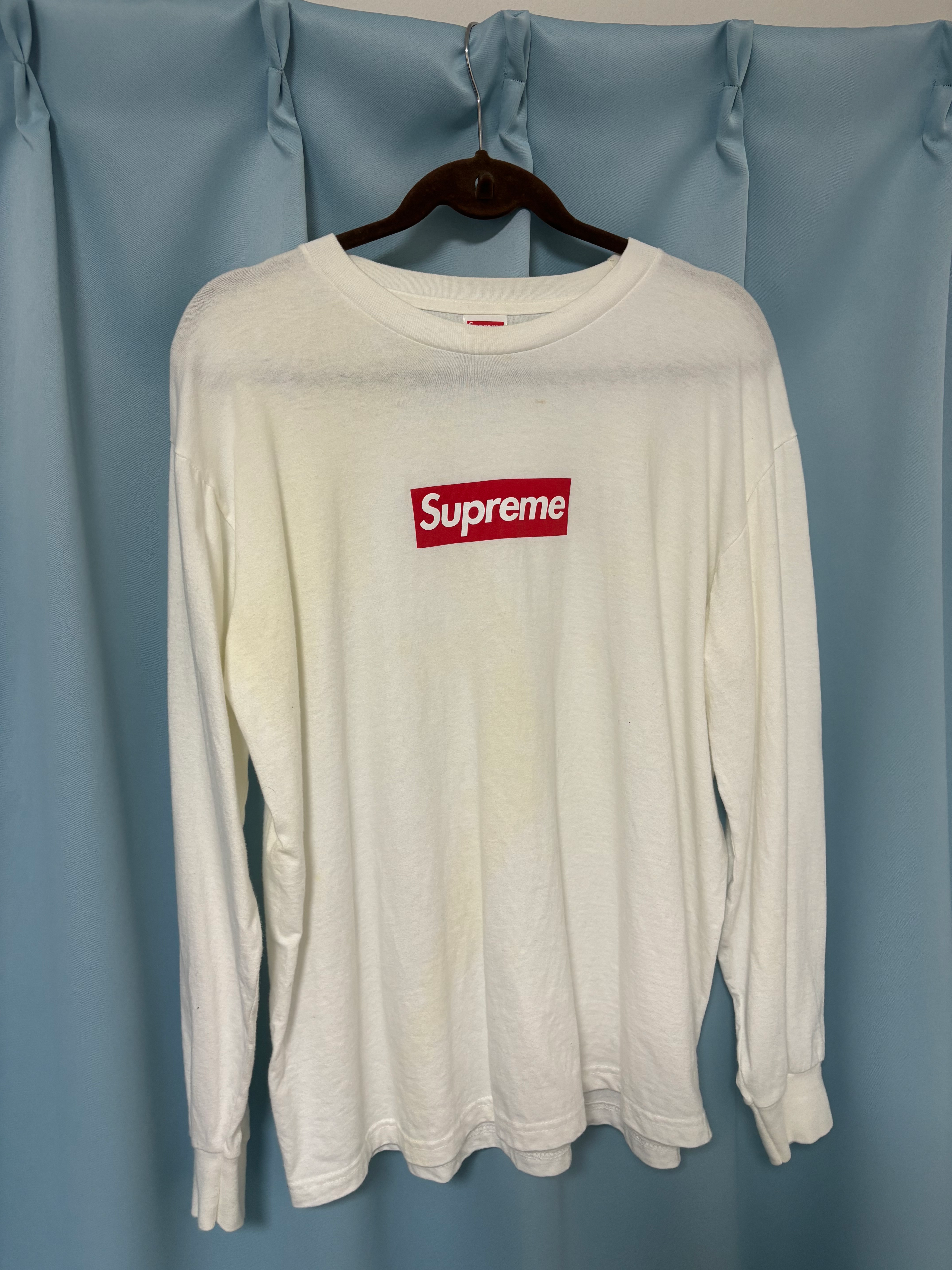 Supreme Box Logo L/S Tee "White"