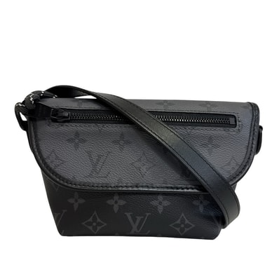 ルイヴィトン LOUIS VUITTON ショルダーバッグ モノグラムエクリプス パルスウェアラブルウォレット ポシェット 鞄 スマホショルダー ブランド ビトン M12636 ブラック
