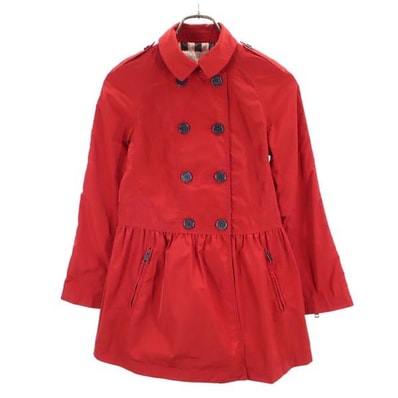 BURBERRY CHILDREN バーバリー チルドレン 三陽商会 コート 12Y 赤