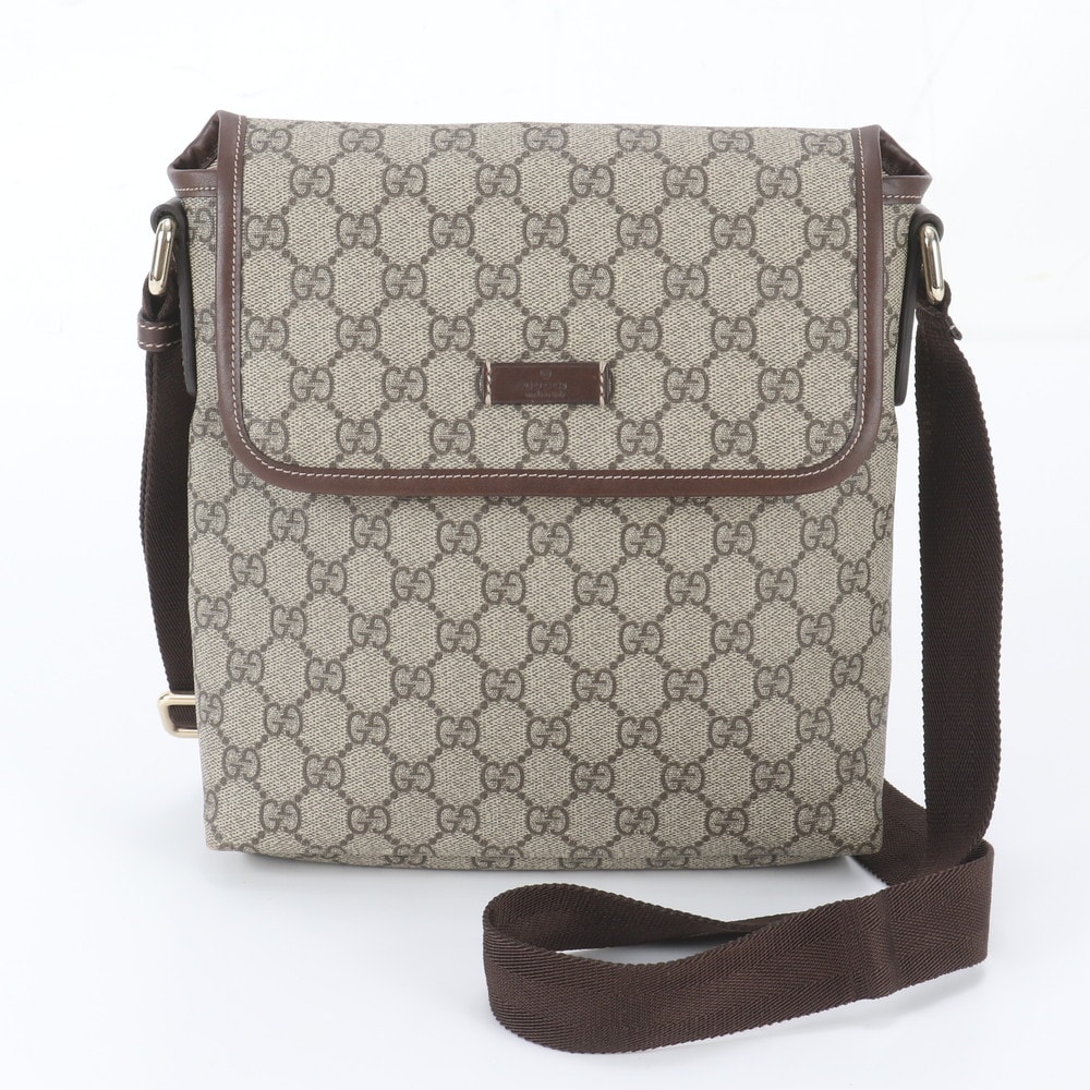 ■美品 グッチ GGスプリーム 223666 ショルダーバッグ