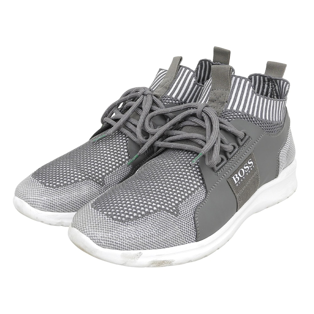 ボス Extreme Run Knit スニーカー シューズ メンズ グレー 40 50379300 40