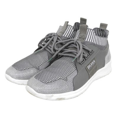 ボス Extreme Run Knit スニーカー シューズ メンズ グレー 40 50379300 40