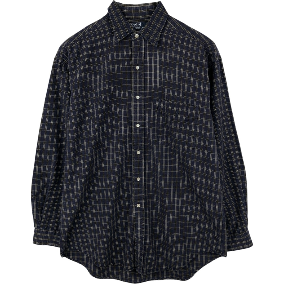 古着 ラルフローレン Ralph Lauren POLO by Ralph Lauren BRADFIELD 長袖 コットンチェックシャツ メンズM相当/eaa659353