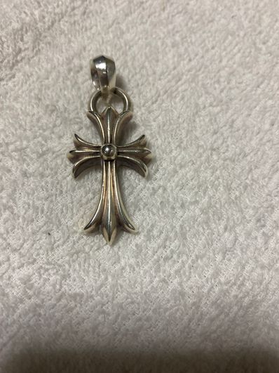 Chrome Hearts CH Cross Pendant Small / Plain Bail "Silver"