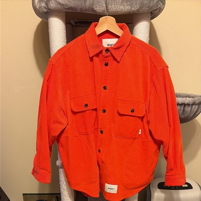 WTAPS WCPO / LS / Cotton Corduroy "Orange"
