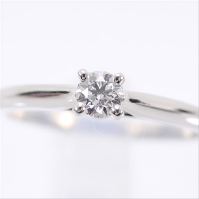 Cartier カルティエ ソリテールリング Pt950 ダイヤモンド D0.20ct #51