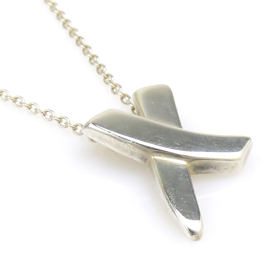 ティファニー TIFFANY&Co. ネックレス キス ネックレス シルバー925 シルバー レディース【中古】 h32177k