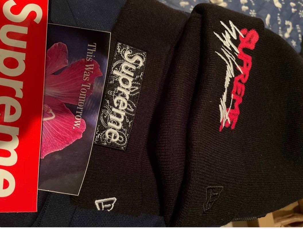 Supreme New Era® Box Logo Beanie "Black"