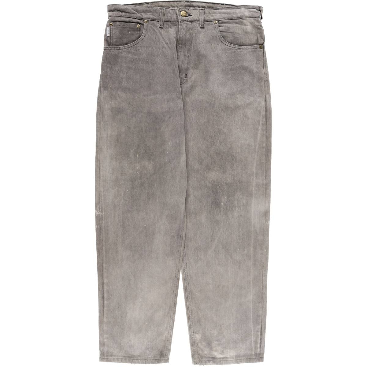古着 90年代 カーハート Carhartt ブラックデニム テーパードデニムパンツ USA製 メンズw35相当 ヴィンテージ/evb034100