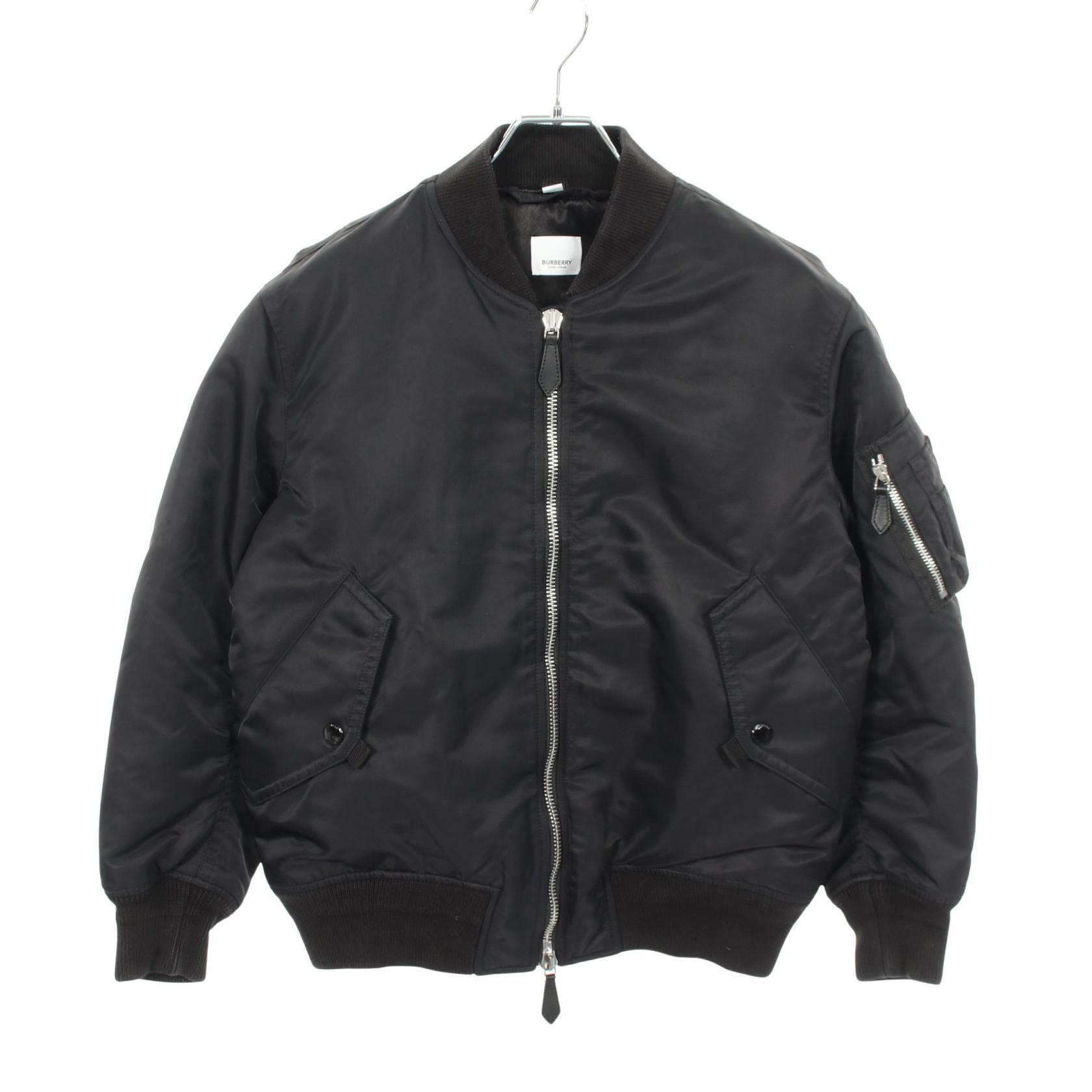 バーバリー BURBERRY BROOKLAND ブルゾン 衣料品 アウター ナイロン メンズ ブラック系 8038997 【中古】
