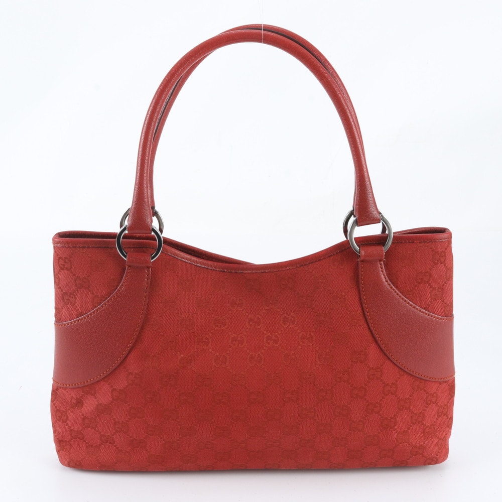 ■美品 グッチ GGキャンバス 113015 トート バッグ