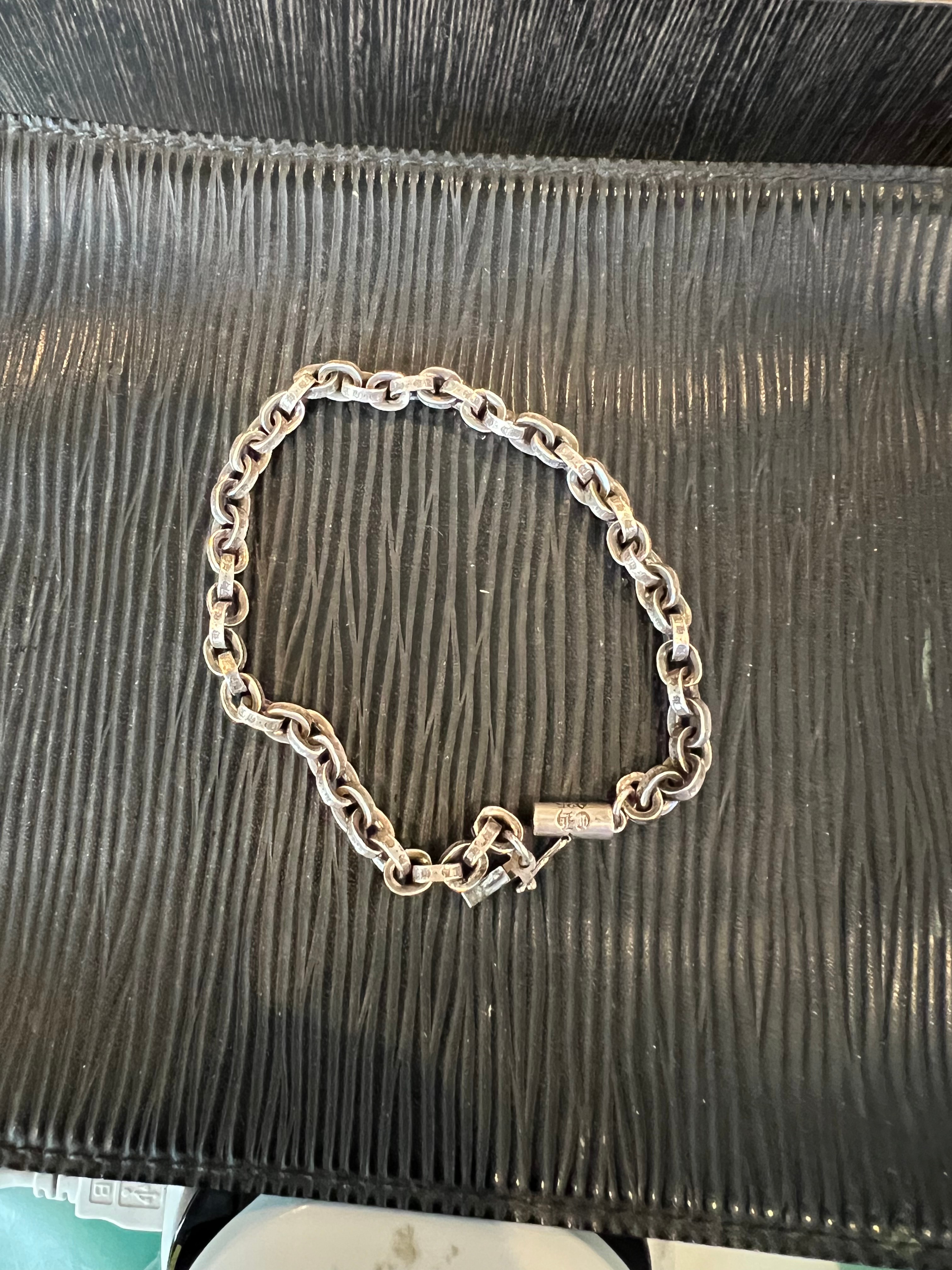 Chrome Hearts Paper Chain Bracelet "Silver"