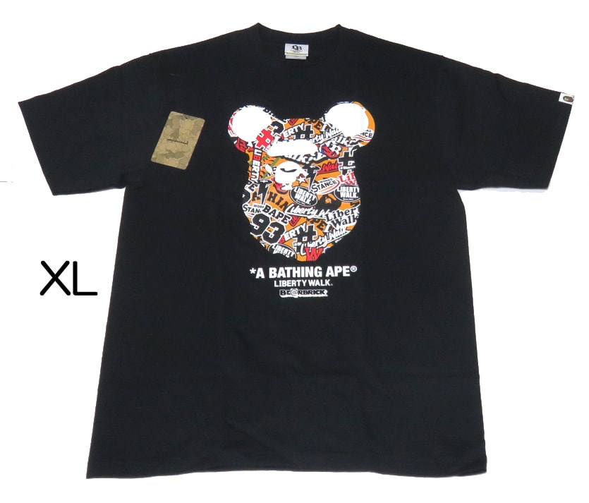 BAPE x LBWK Medicom Toy BE@R Tee Black XL