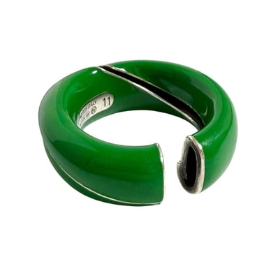 ボッテガヴェネタ レディース メンズ パラキート リング 指輪 11号 シルバー