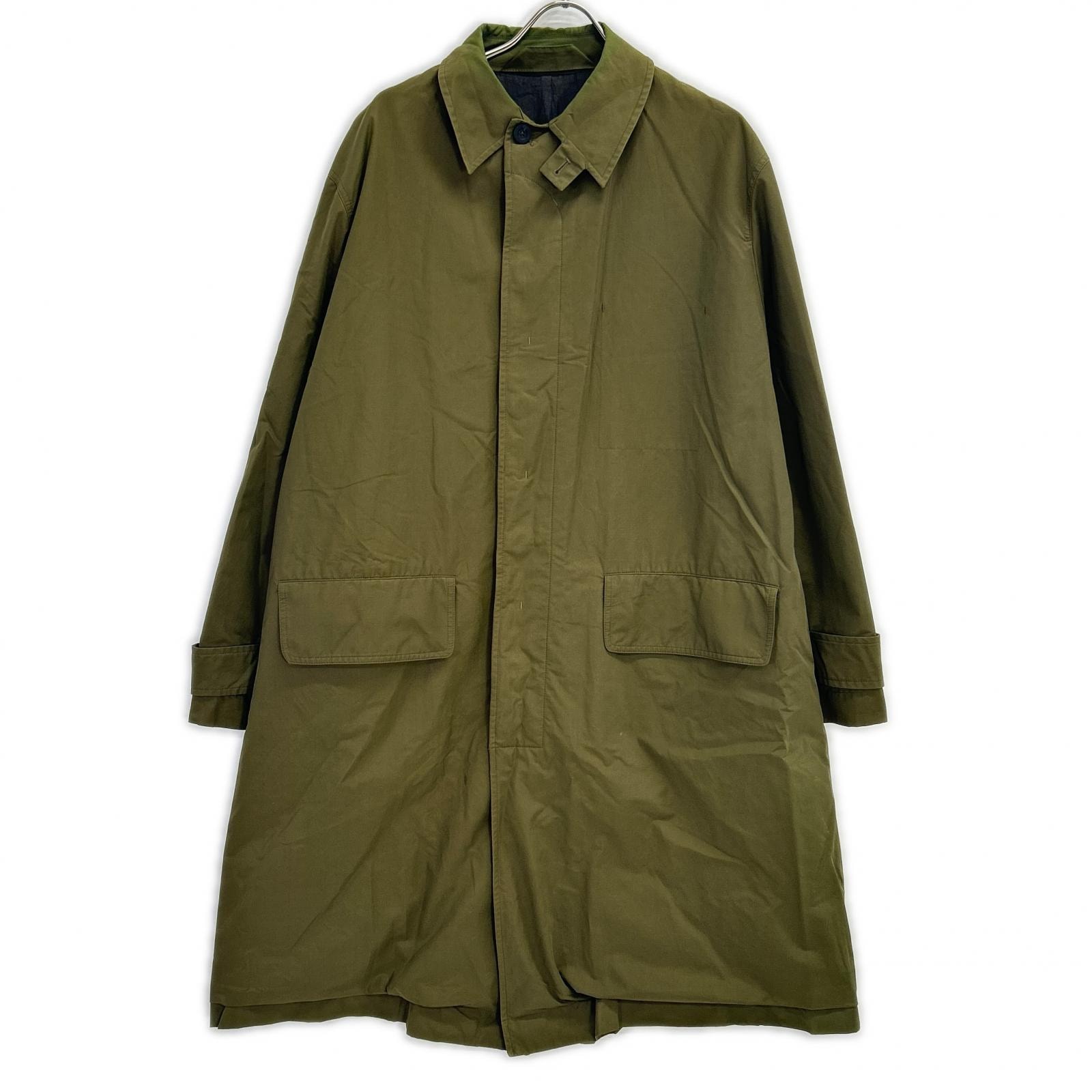 スタジオ ニコルソン SNM-059 カーキ TECHNICAL COTTON CAR COAT S