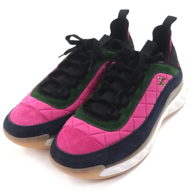 極美品 シャネル ローカットスニーカー マルチカラー メンズ 42 G38503