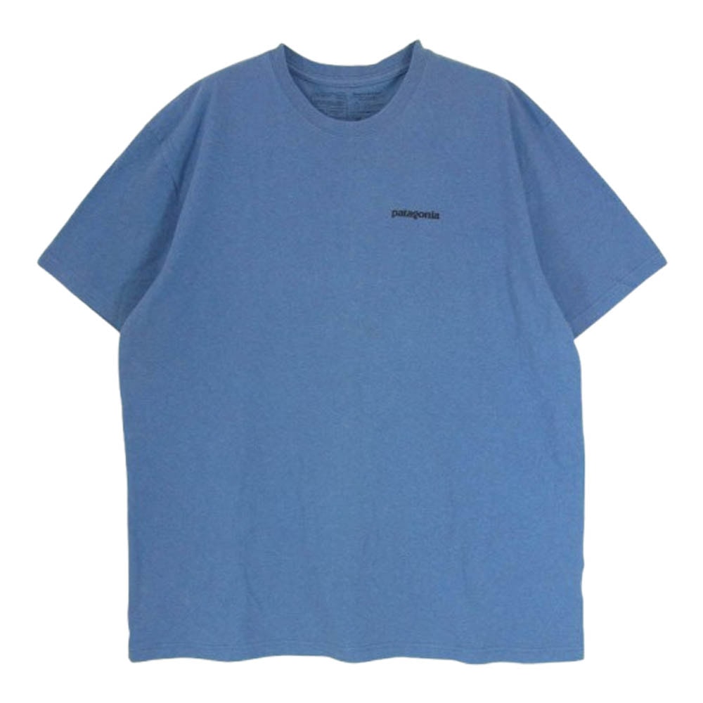 patagonia パタゴニア Ｔシャツ 39174 P-6 ロゴ レスポンシビリティー 半袖 Tシャツ ブルー系 XL【中古】