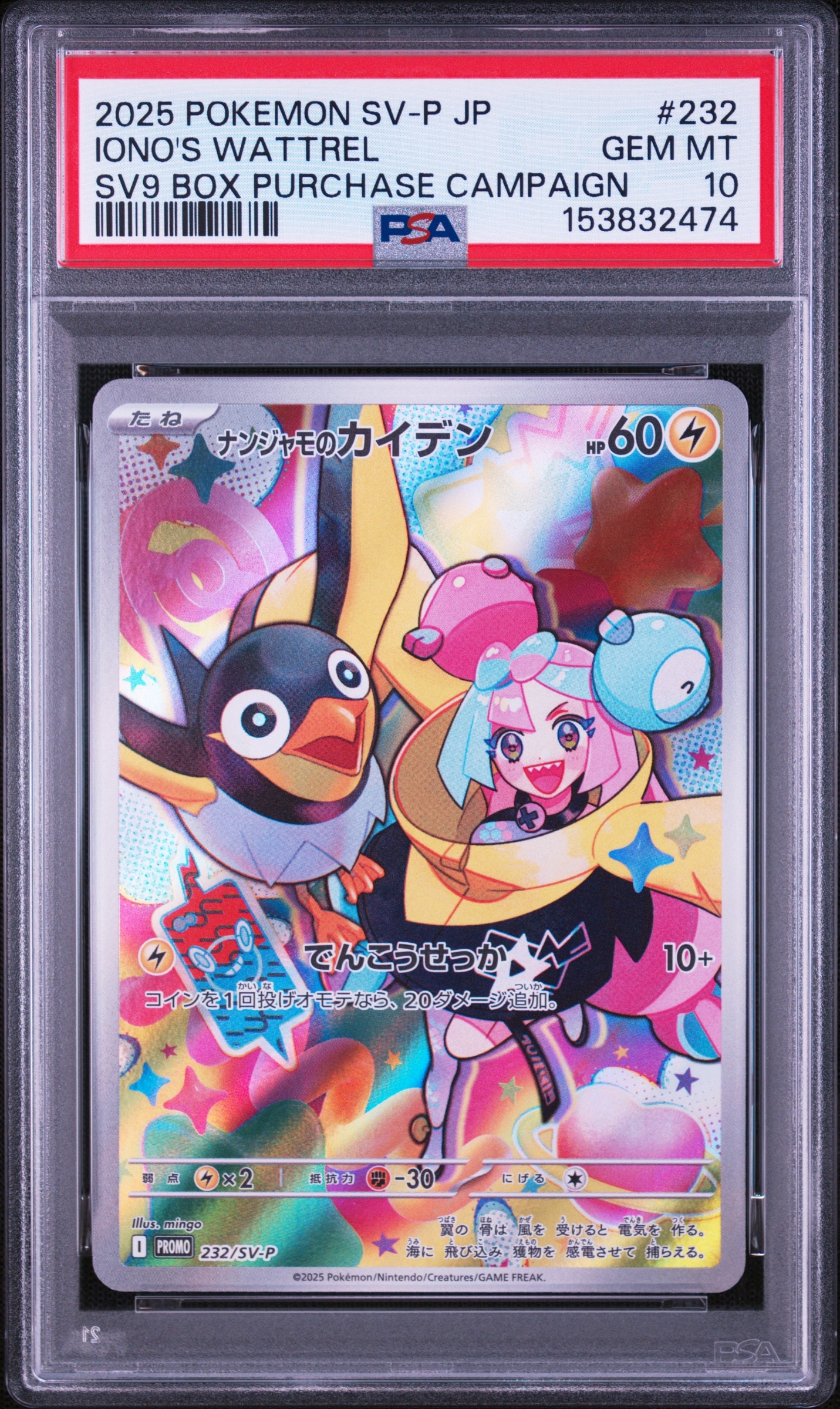 ナンジャモのカイデン P [SV-P 232](プロモーションカード「拡張パック