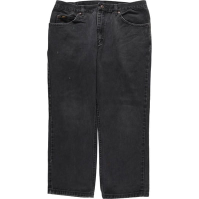 古着 リー Lee ブラックデニム ストレートデニムパンツ メンズw36相当/eaa569781