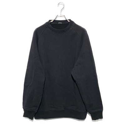 COMOLI Loopback Cotton Crew Neck "Black"