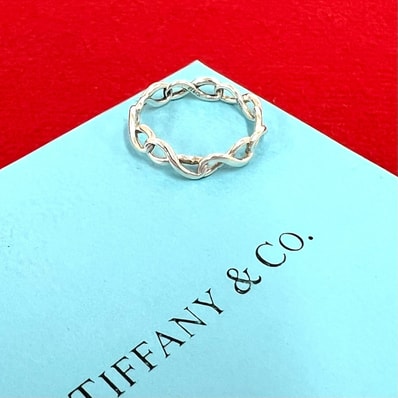 TIFFANY&Co. ティファニー インフィニティ ナローバンド リング シルバー925 リング・指輪 10号 シルバー
30178