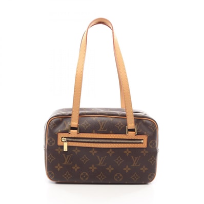 ルイ・ヴィトン LOUIS VUITTON シテMM モノグラム ショルダーバッグ バッグ PVCコーティングキャンバス レザー モノグラム レディース ブラウン系 M51182 【中古】