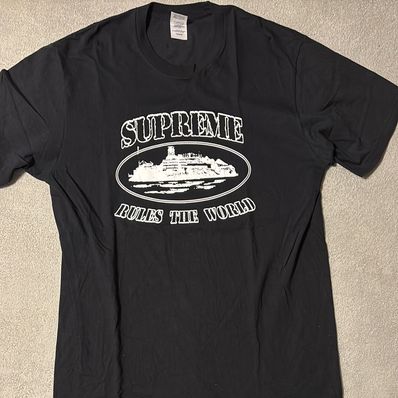 Supreme / Corteiz Rules The World Tee "Black"