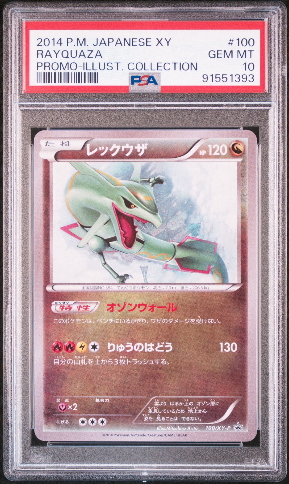 レックウザ イラストコレクション: プロモ[XY-P 100/XY-P](プロモーションカード「XY-P」)