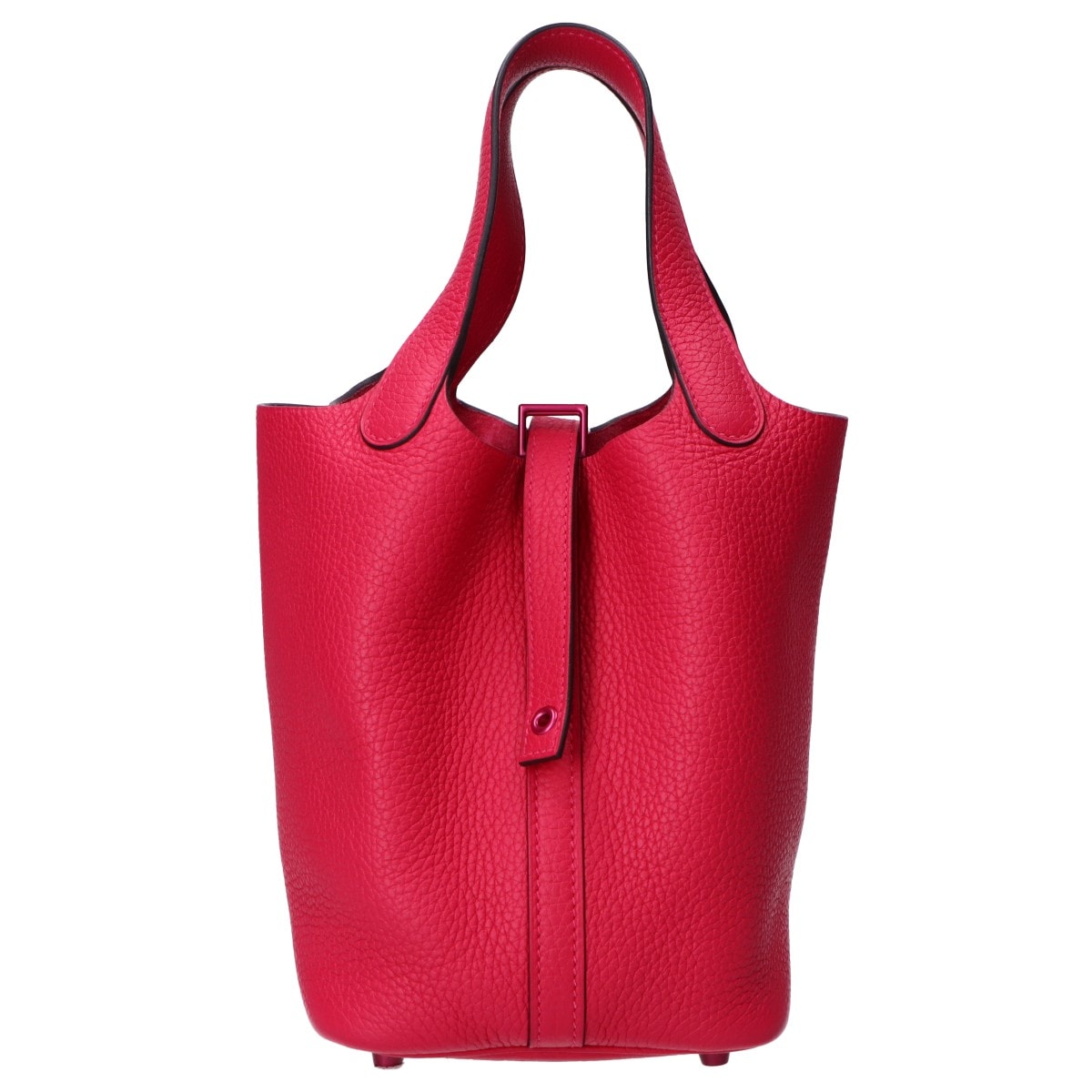 エルメス 新品同様 U刻印 トリヨンクレマンス ピコタン ロックモノクローム ソーピンク 18PM