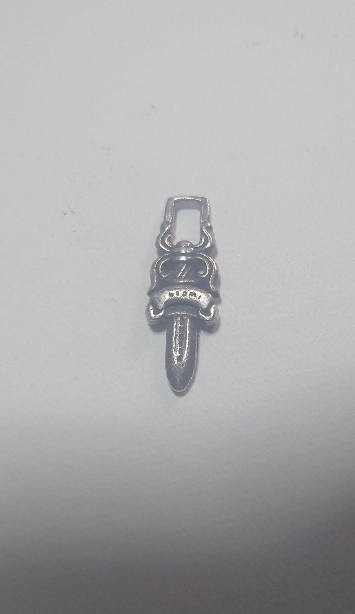 Chrome Hearts #5 Dagger Charm Zip 1 "Silver"