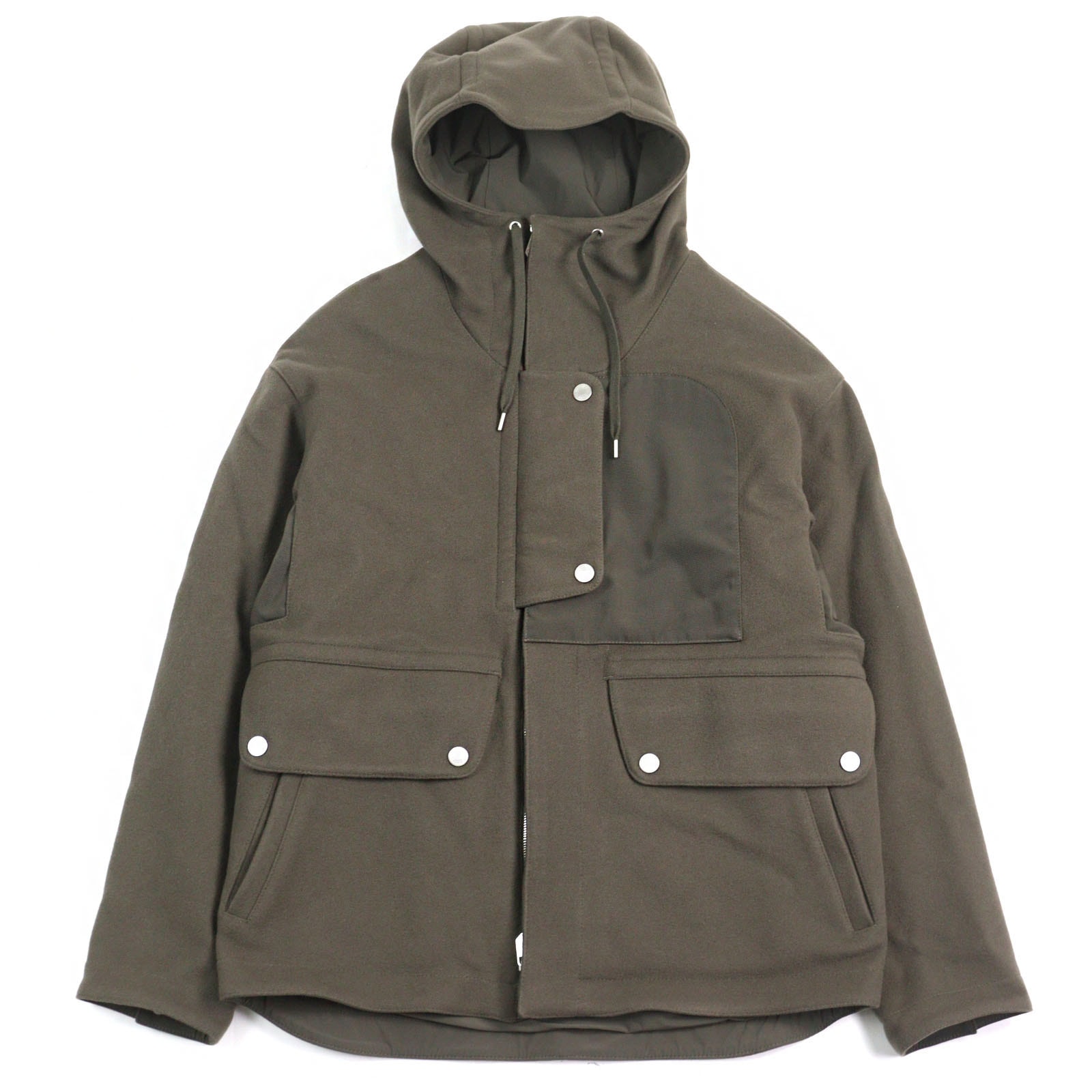 未使用品 エルメス ジャケット カーキグリーン メンズ 48 H462120HB
