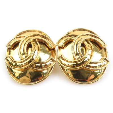 シャネル CHANEL イヤリング ココマーク メタル ゴールド レディース【中古】 e62031a